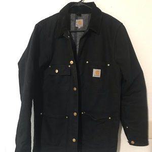 Carhartt Loose Fit Firm Duck-Blanket Line Chore Coat - MEDIUM